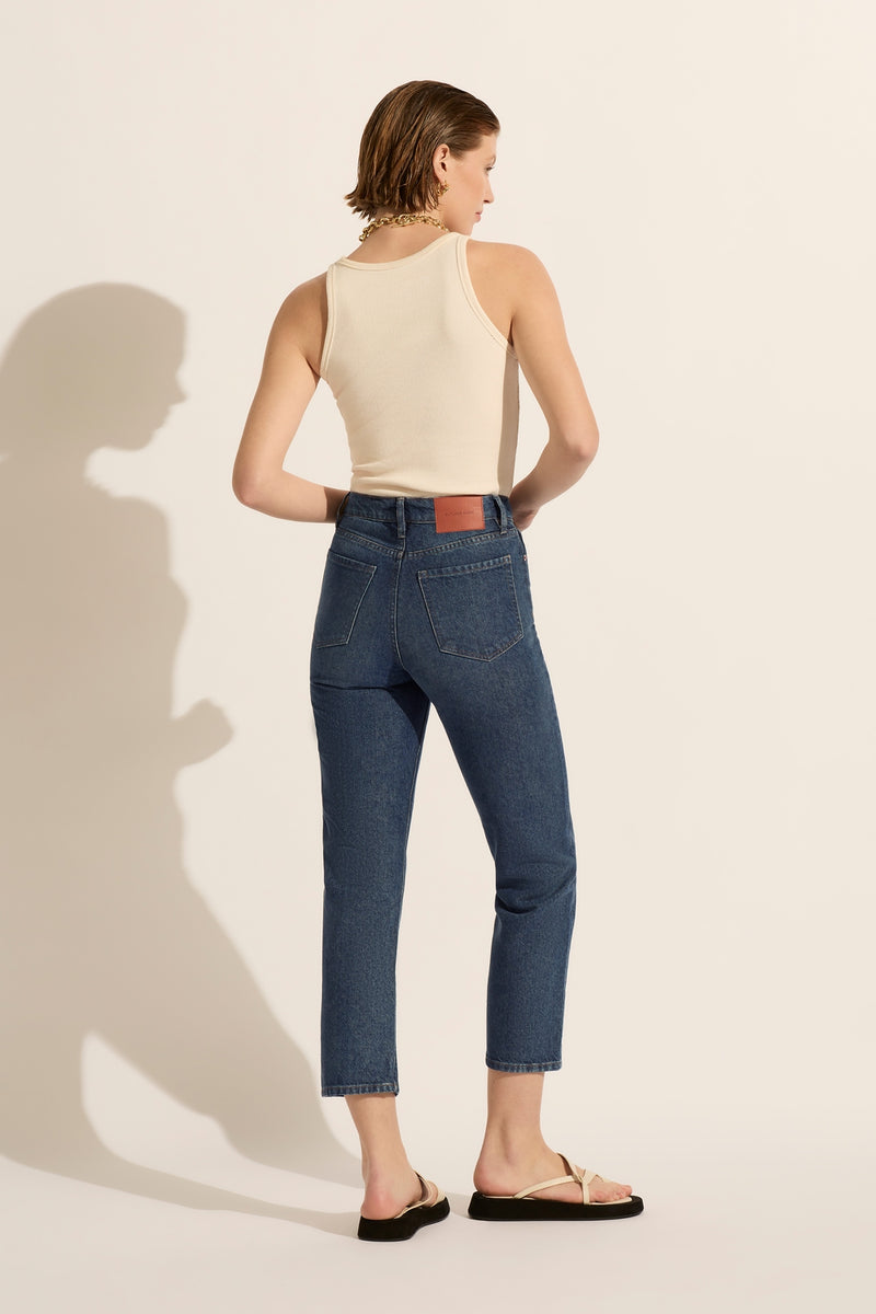 Zoe High Rise Straight Jean - Stories