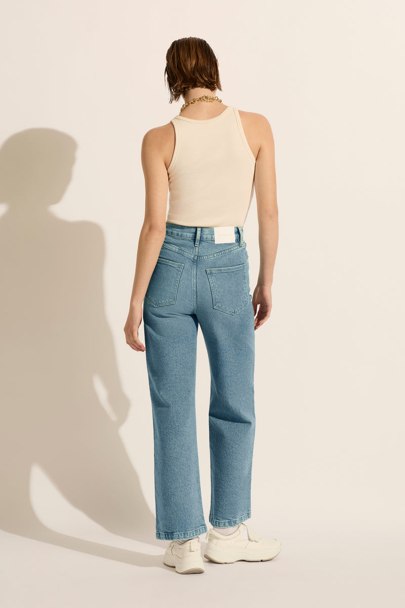 Ellie High Rise Wide Leg Jean - Sunday
