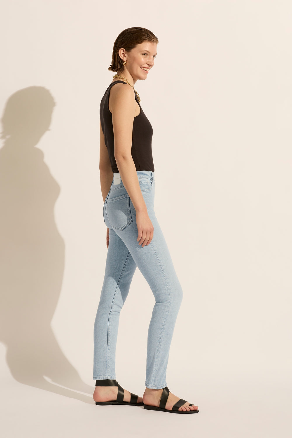 Lucy High Rise Slim Jean - New Light