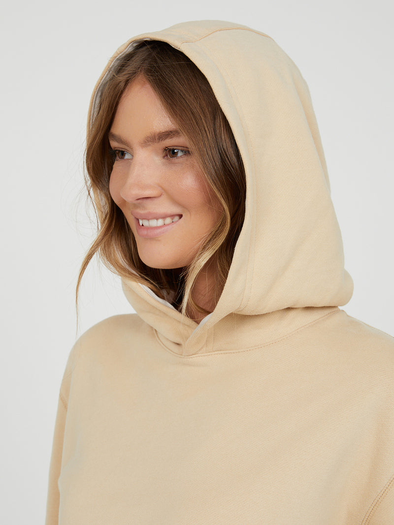 Essential Organic Cotton Hood - Tan (Unisex)